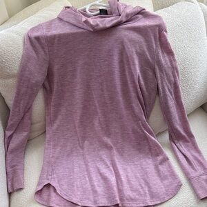 Ann Taylor Mauve Hooded Sweatshirt